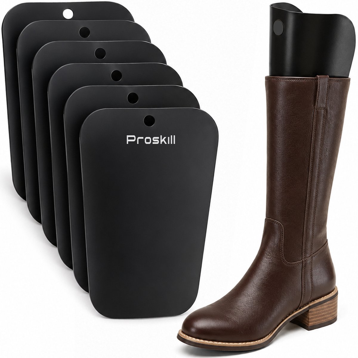 Proskill Laarzenspanners - 6 Stuks - Laarzenvuller - Oprekker - Dameslaars - Schoenoprekker - Laarzenhouder