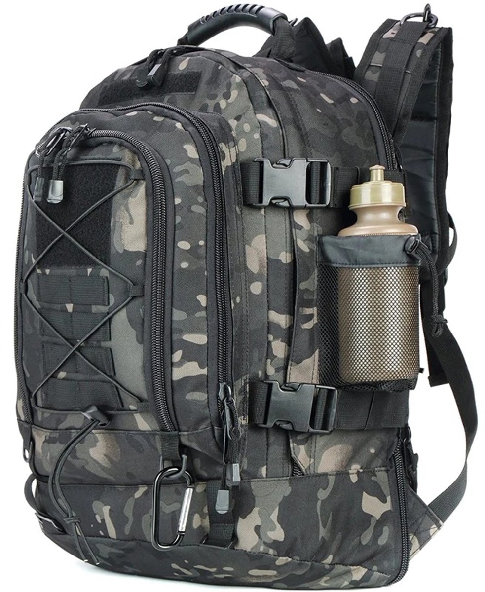 Geargalaxyy Outdoor Rugzak 60L - Militaire Rugzak - Legerrugzak - Wandelrugzak - Reistas - Camping Rugtas - Rugzakken - Camouflage