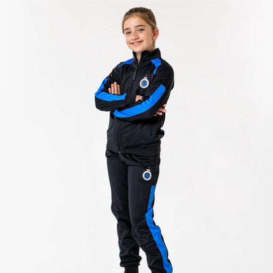 Club Brugge Trainingspak voor Kinderen - Maat 116 t/m 164 - Zwart - Blauw - Officiële Fanmerchandise