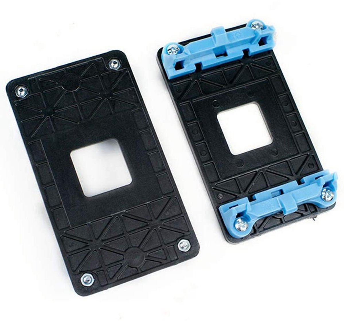 CPU Backplate - Moederbord Beugel - Computer Koeling - Hittebestendig ABS - 95 x 48 mm - Blauw