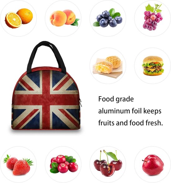 Broodtrommel Tas - Lunchtas - Eten meenemen - Waterdicht en Geïsoleerd - 25 x 17 x 225 cm - Meerdere Kleuren — afbeelding 4