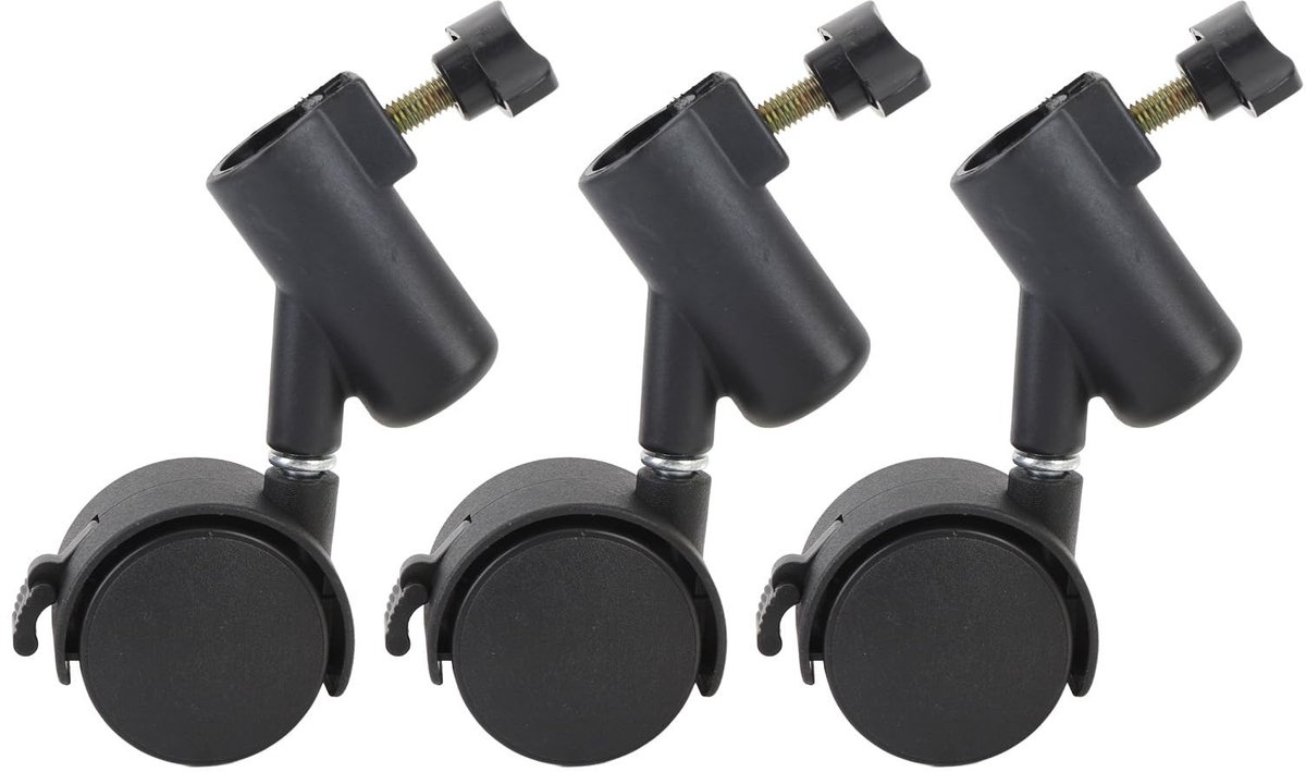 Professional Casters 16mm 360° Draaibare Wielen voor Statief - Perfect voor Fotografie en Video