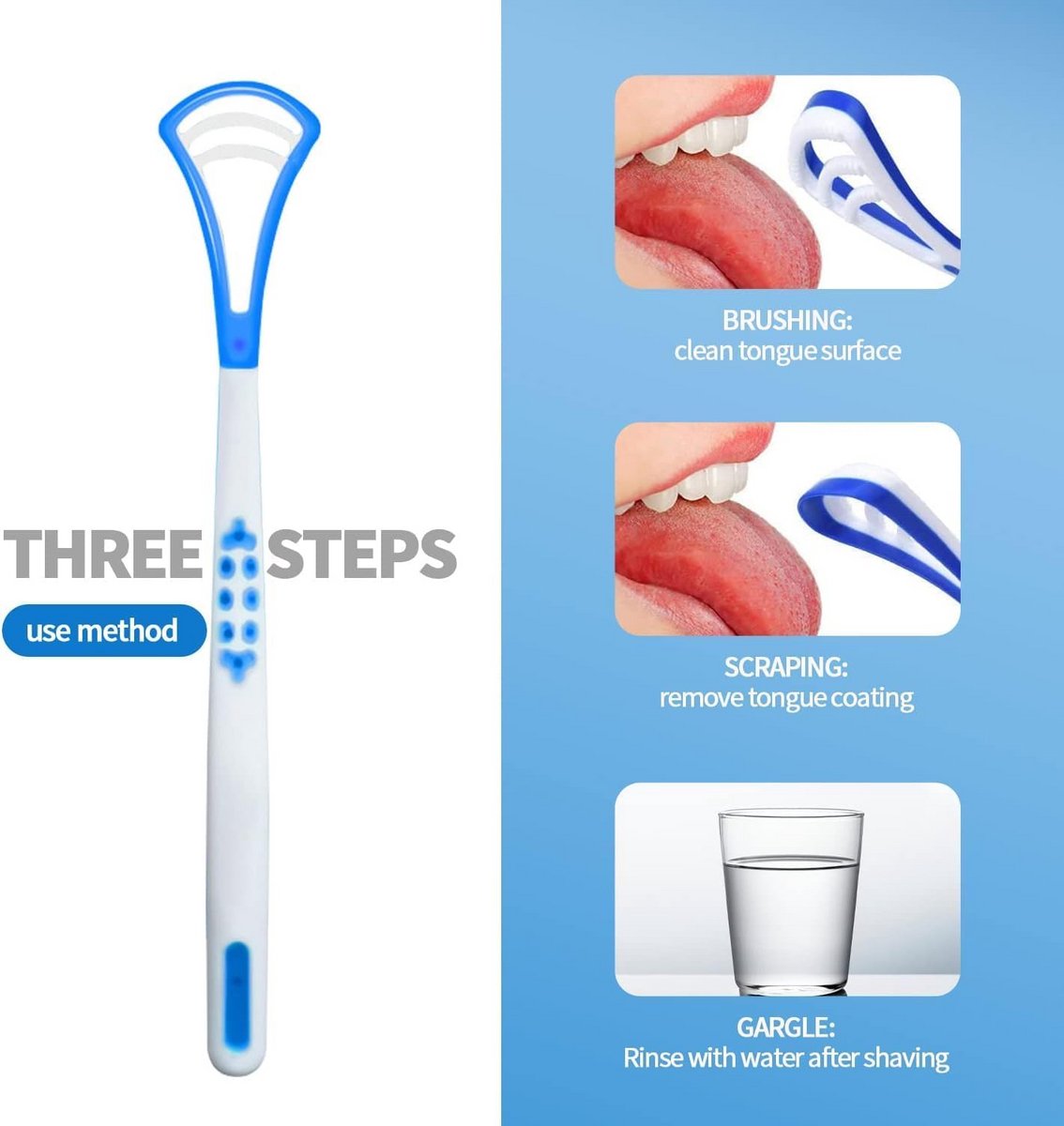 Tongschraper Set - 2/4/6 Stuks - Effectief tegen Halitose en Slechte Adem - Mondhygiëne