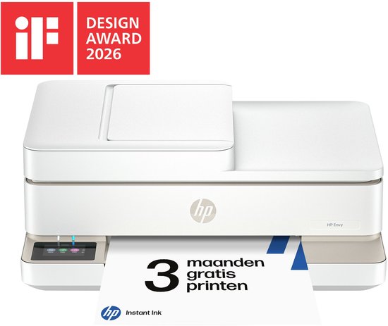 HP ENVY 6520e - All-in-One Printer - Geschikt voor Instant Ink - Beige