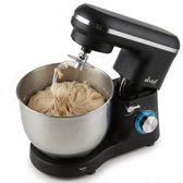 Vivid Green 2000W Keukenrobot - 6.2L - Mixer met Mengkom - Keukenmachine - Keukenmixer - Matzwart