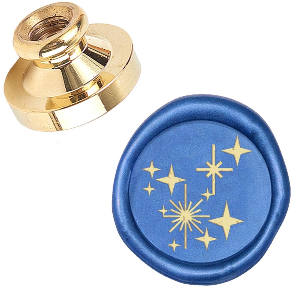 aladdien - Wax Seal Stempel - Verwijderbare Afdichting - Gouden Kleur - Creatieve Decoratie - Voor Enveloppen en Uitnodigingen