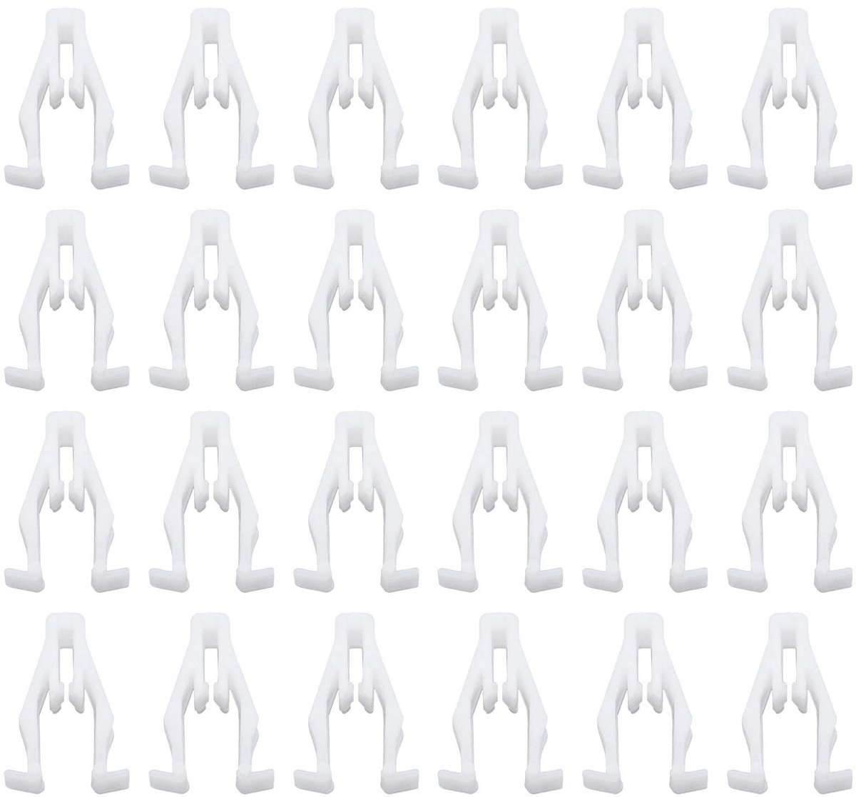 aladdien - Auto Middenconsole Clips - 50 Stuks - Wit - Dashboard Paneel Clips - Geschikt voor Toyota en Lexus - Onderdeelnummer 90467-10203