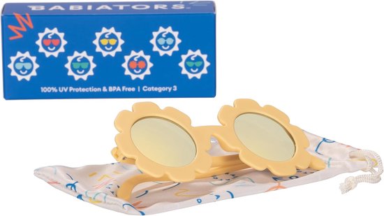 Baby Zonnebril - Kinderen Zonnebril - Bescherming Buiten - Onbreekbaar Flexibel - 100% UV - Bloemenprint — afbeelding 5