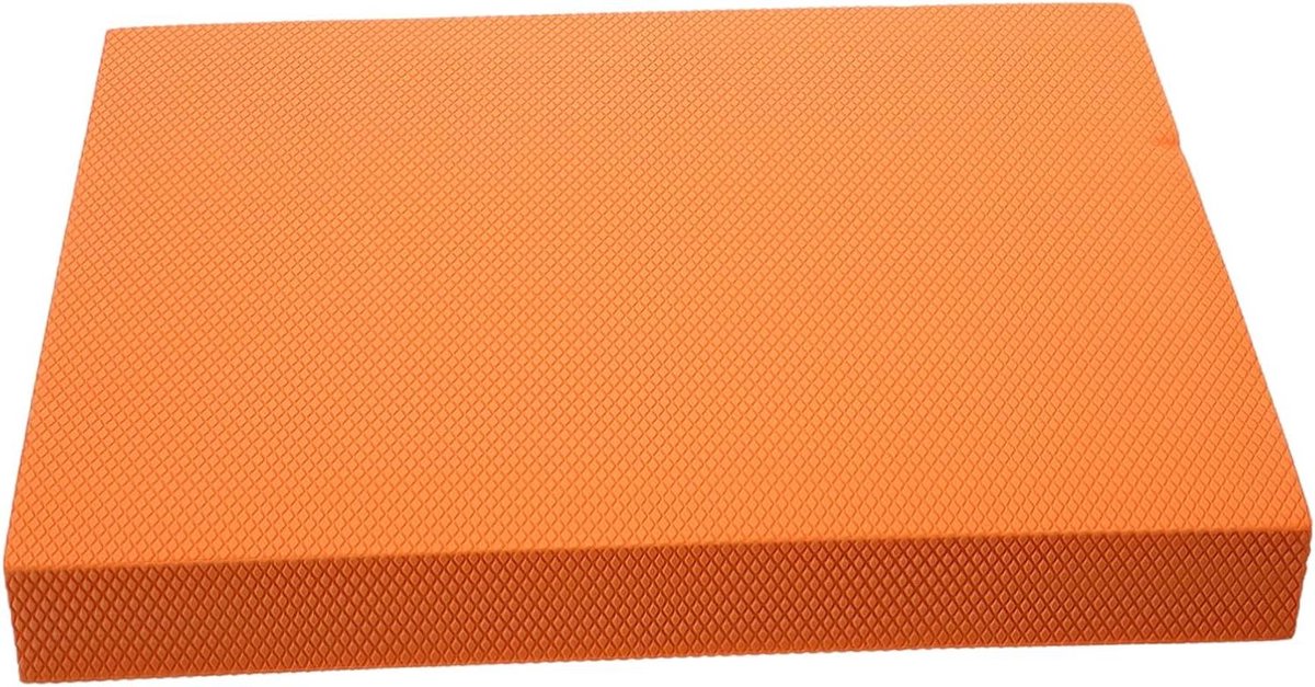 Yogamat Trainingsmat - Balans Kussen - Evenwicht Stabiliteit - Antislip Bodem - 40 x 33 cm - Oranje