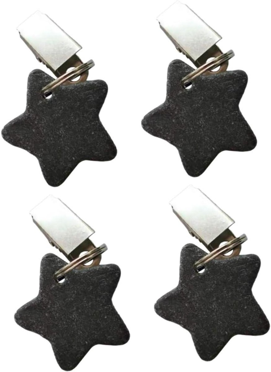 Tafelkleed Houder - Gewichten Clips - Buiten Gebruik - Winddicht Ontwerp - 8 Stuks - Terrazzo
