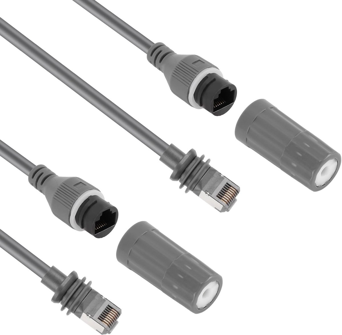 ONF3 - Ethernet Adapter - Waterdichte RJ45 Adapter - Geschikt voor Buiten - Weerbestendig - Plug Naar RJ45 - Voor Satellietrouter