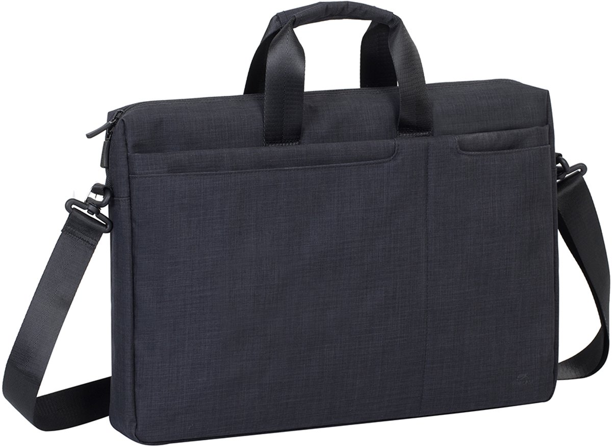 Rivacase 8335 Biscayne - Eco Laptoptas 17.3 inch - Waterbestendig - Recycled Materiaal - Zwart