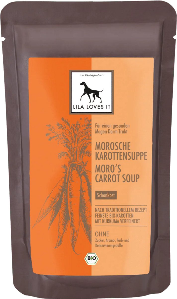 Lila loves it - Moro Soup voor honden - natuurlijke ondersteuning voor de spijsvertering - 130ml