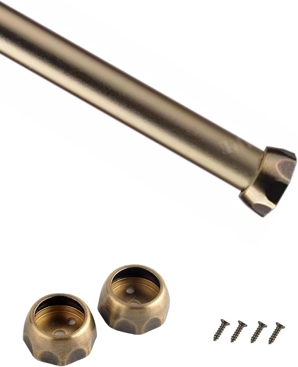 Kledingstang - Garderobestang - Kleding Opbergen - Verstelbaar - Tot 170 cm - Champagne