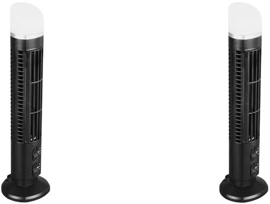 Bladloze torenventilator USB 32W stil oscillatie compact 10,5×33 cm draagbaar voor thuis kantoor school