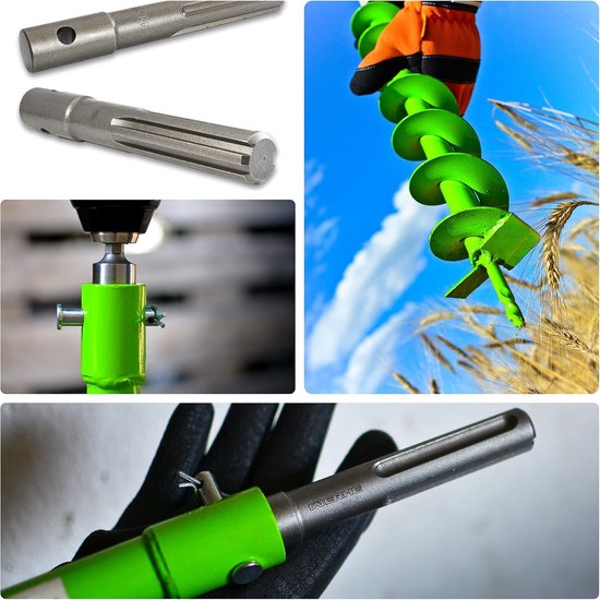 Grondboor - Boor machine - Gaten Boren - Extreme Duurzaamheid - 100 mm - Niet gecoat — afbeelding 2