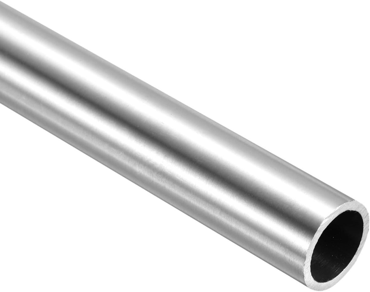 Roestvrijstalen buis - Rond profiel - Metaalbouw projecten - V2A materiaal - 21x2mm 305mm - Zilver