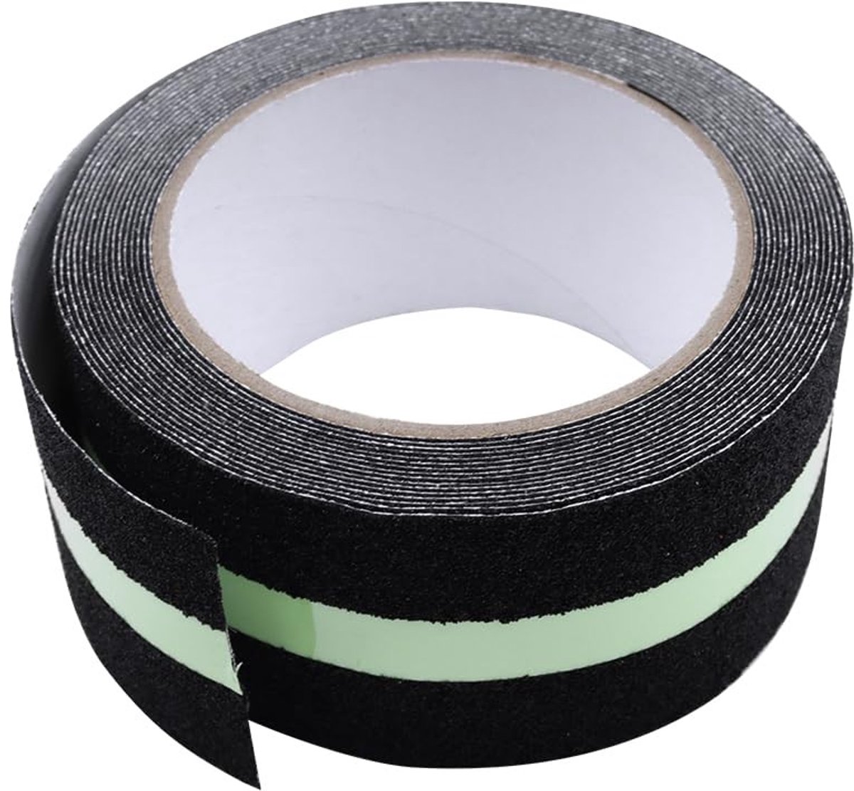 aladdien - Glowing in the Dark Anti-slip Grip Tape - Veiligheidstape voor Trappen - Verbeterde grip - Zwart - Veiligheid - Anti-slip tape - Voor bin...