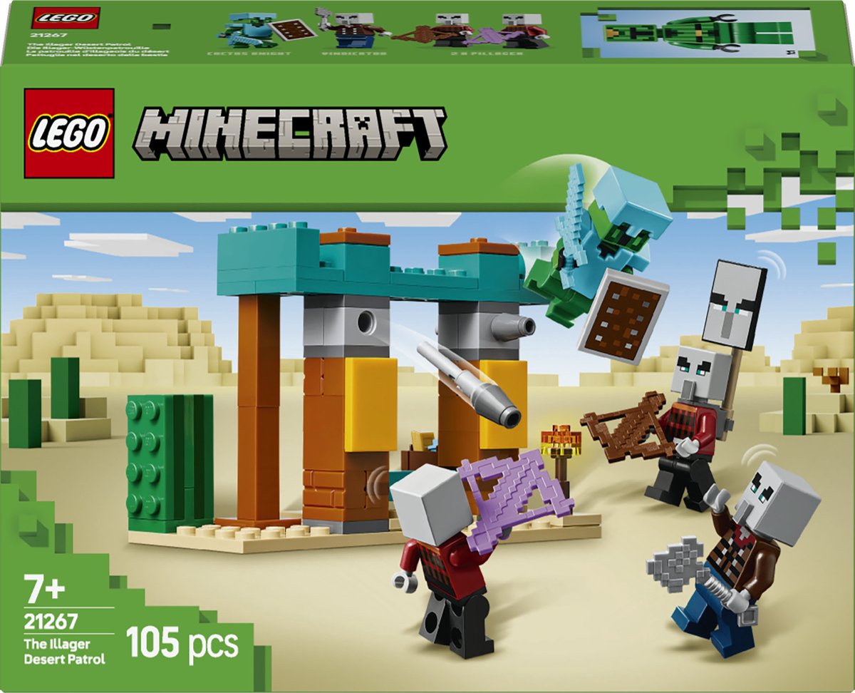 LEGO Minecraft De Illagers in de woestijn gamingset voor kinderen - 21267 — afbeelding 25