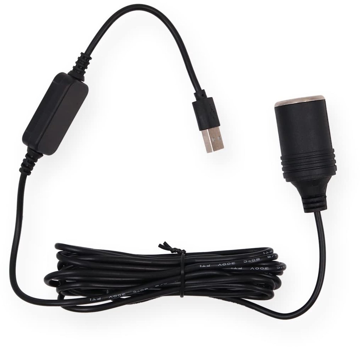 aladdien - USB C naar 12V Auto Sigarettenaansteker Adapter - Ideaal voor DVR en GPS - Voertuigaccessoire - Flexibel ontwerp - Oplaadmogelijkheden - ...