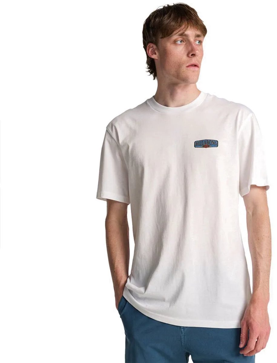 Billabong Runner Up T-shirt Met Korte Mouwen XL Man Wit
