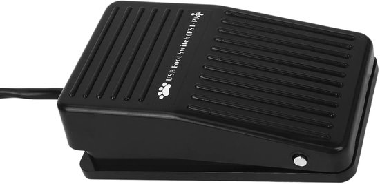 Voetpedaal USB - Voetschakelaar PC - Computer bedienen - Dubbel pedaal - 16 x 11.8 x 4 cm - Zwart — afbeelding 5