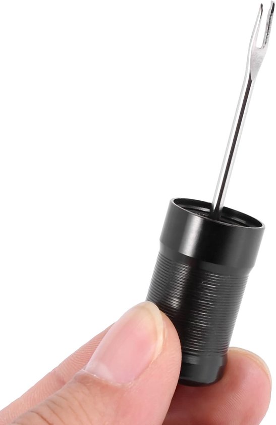 Fietsband reparatiekit - Tubeless reparatie - Onderweg repareren - Aluminium legering - 5 reparatie strips - Zwart van Merkloos — afbeelding 3