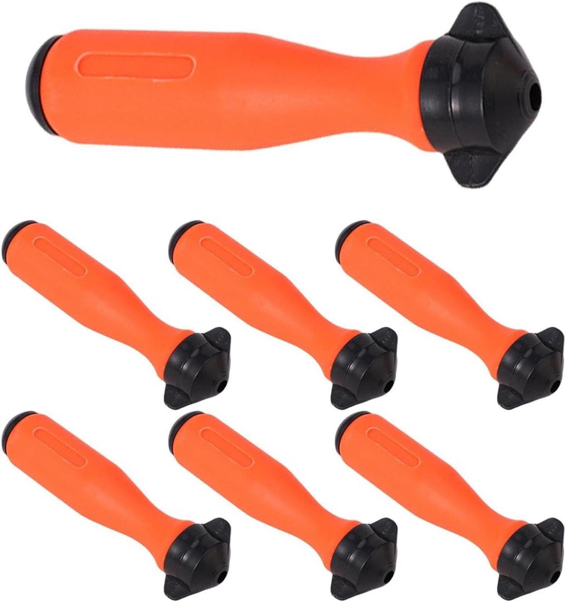 Vijlgrepen Set - Reservegrepen - Gereedschap Onderhoud - Ergonomisch Ontwerp - 8 Delig - Zwart