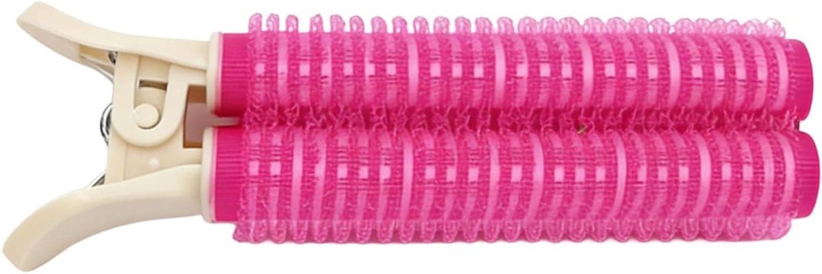 Haarwortelrollers - Volume Clips - Haar Volume Creëren - Warmtevrij - 20 Stuks - Roze