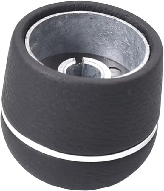 Versnellingspookknop - Schakelhendel Pook - Comfortabel Rijden - Duurzaam ABS PU Leer - 6 cm Hoogte - Zwart — afbeelding 5