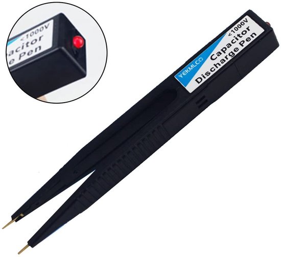 aladdien - Hoogspanning Ontlading Pen - Snelle Reparatie Tool - Compact Formaat - Capacitieve Afvoer Pen - Voor Elektronica - 16 x 16 x 2,5 cm — afbeelding 2