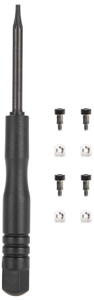 aladdien - Schroef + Moer + Schroevendraaier Set - Voor Horlogereparatie - Handgereedschap - Geschikt voor Ambit Sport - Duurzaam en gebruiksvriende..
