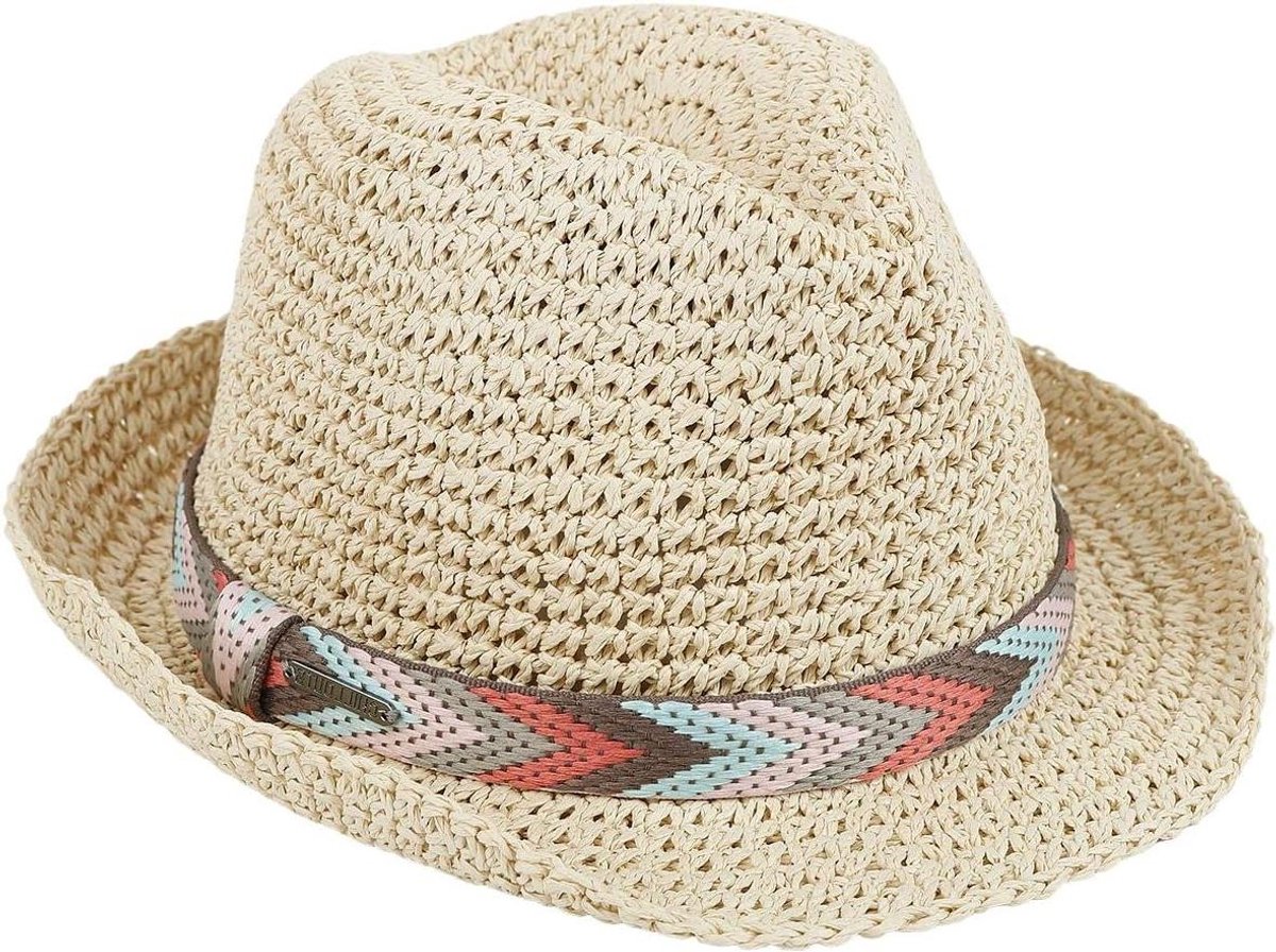 Dames Hoed - Strohoed - Zomerse Mode - Handgemaakt - 23 x 23 x 20 cm - Natuurlijk