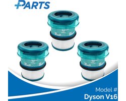 Dyson V16 Filters (3 Stuks, Plus.Parts® alternatief voor 974676-01)