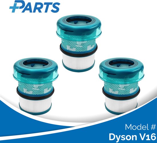 Dyson V16 Filters (3 Stuks, Plus.Parts® alternatief voor 974676-01)