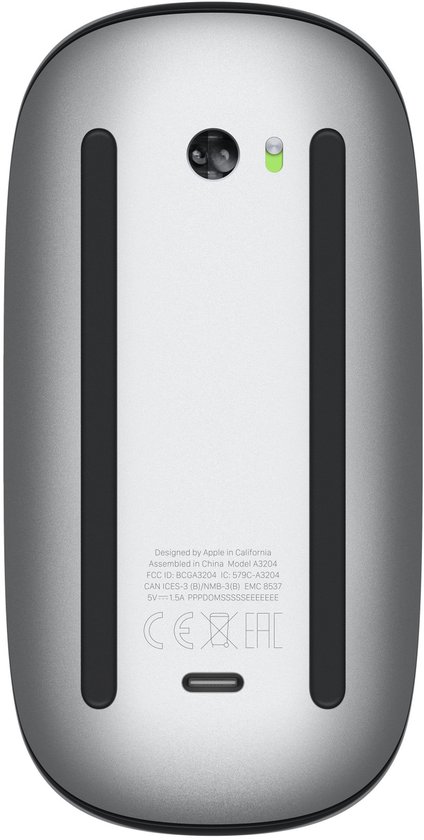 Apple Magic Mouse - USB-C - Zwart - Multi-Touch - Oplaadbaar | bol