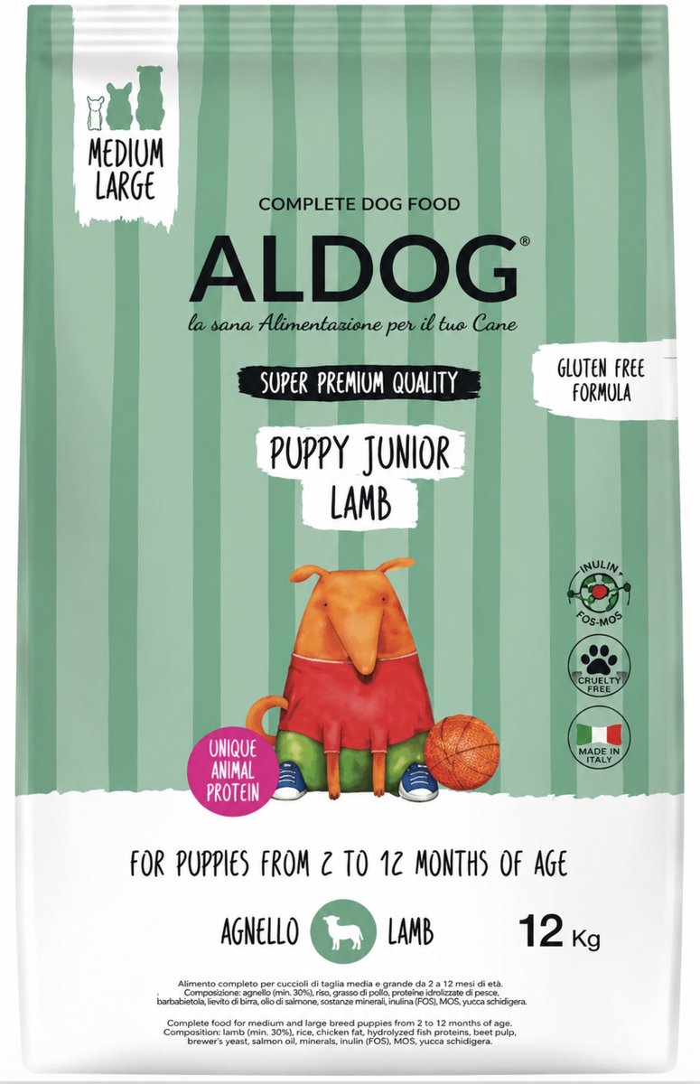 Aldog Puppy / Junior - Lam - 12kg