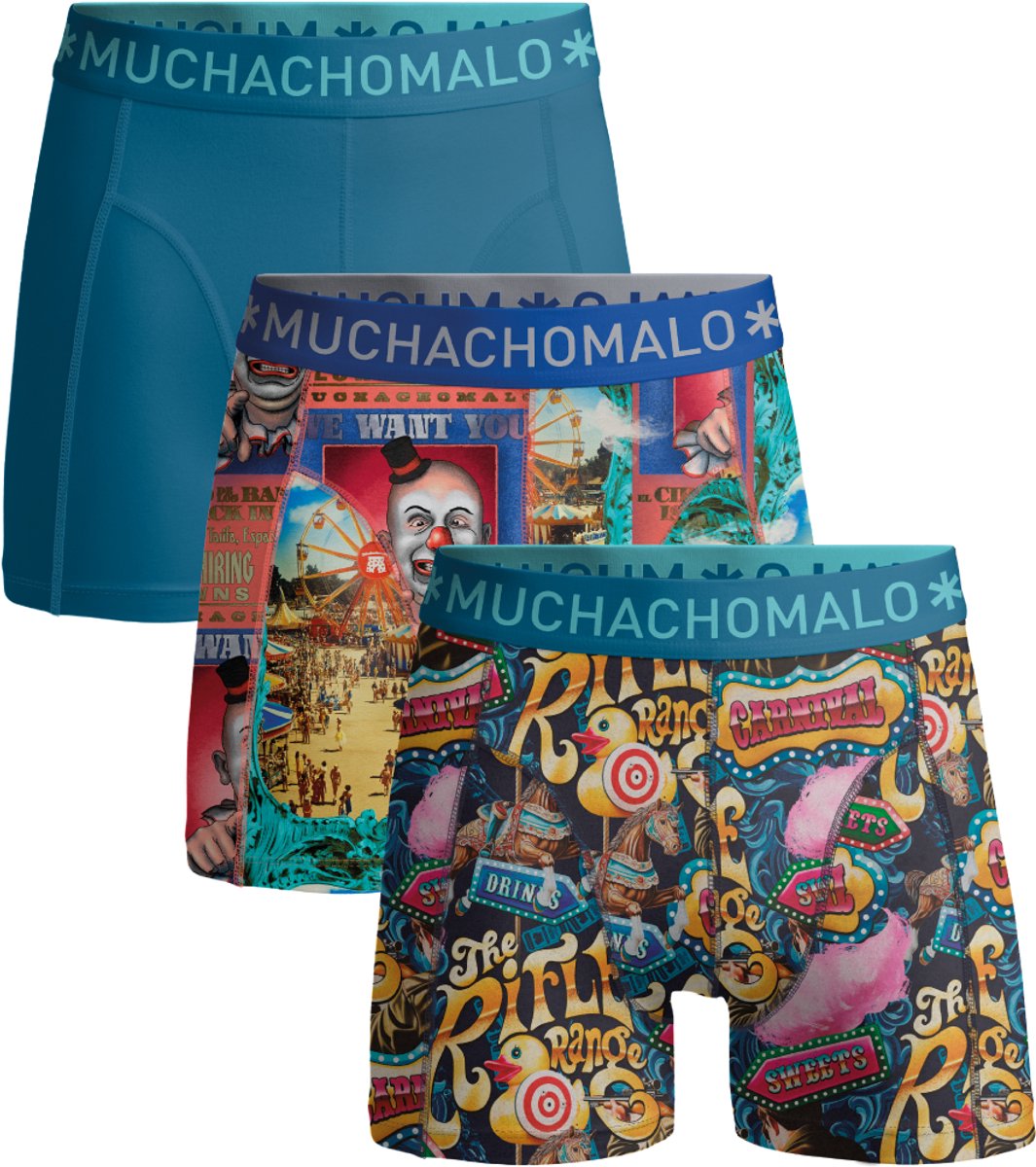 Muchachomalo Jongens Boxershorts – 3 Pack – 95% Katoen – Kinderkleding - Stevig Ondergoed – Jongens Onderbroeken