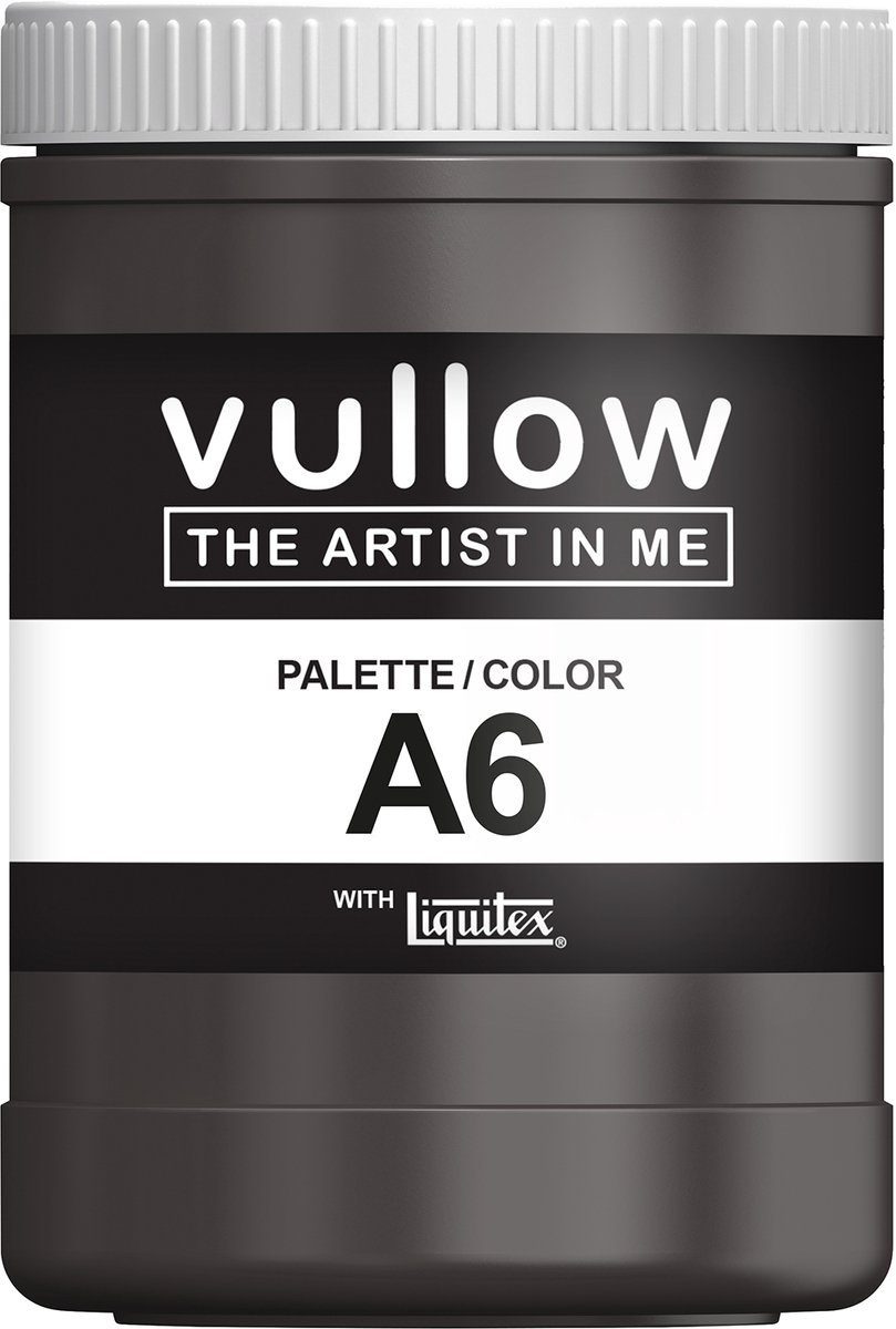 Vullow® Acrylverf A6 Donker Pruim – Mat – 1 Liter – Voor Canvas, Hout en Papier