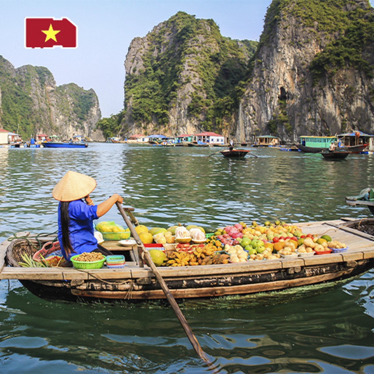 Data Simkaart Vietnam - 3GB
