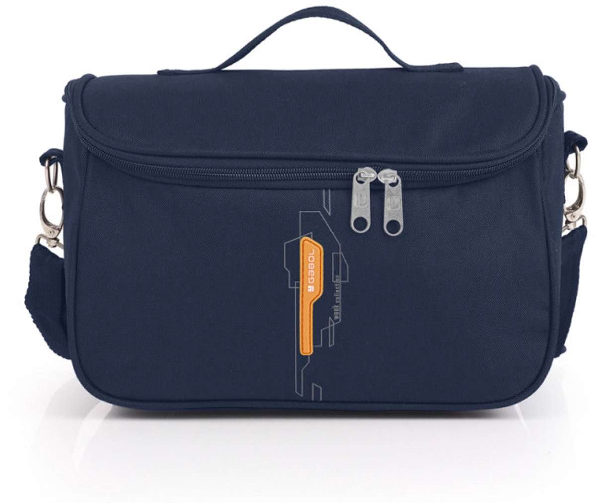 Gabol Week Eco Toilettas / Beautycase Navy Blauw