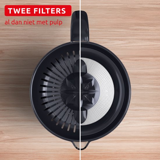 Moulinex Morning PC2M08E0 - Elektrische citruspers - Vers sap met of zonder pulp - Inhoud 800 ml - Dubbel draaiende perskegel - Compact design - Sinaasappelpers van Moulinex — afbeelding 2