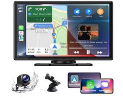 9 inch IPS draagbare Carplay Android Auto GPS-navigatie Terug Reverse Monitor-apparaat voor autovrachtwagen