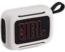 Beschermhoes geschikt voor JBL Go 5 Bluetooth Speaker - Meerdere Kleuren - Schokbestendig - Krasbestendig - Siliconen - Hoesje - Case - Bescherming - Grijs