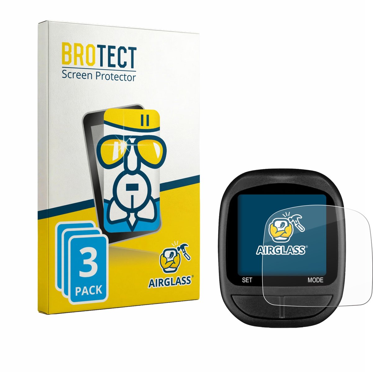Screenprotector 3 Stuks voor Joycune Joy-587 Beschermglas transparant