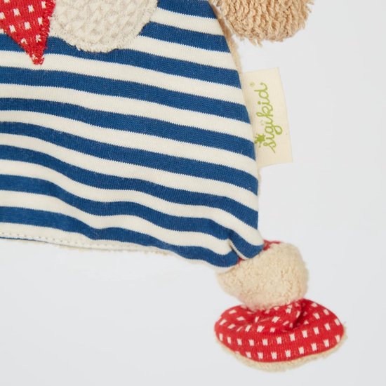 Knuffeldoek Hond Groen - Knuffelbeestje voor Baby's Vanaf de Geboorte - Zacht en Veilig Speelgoed — afbeelding 2