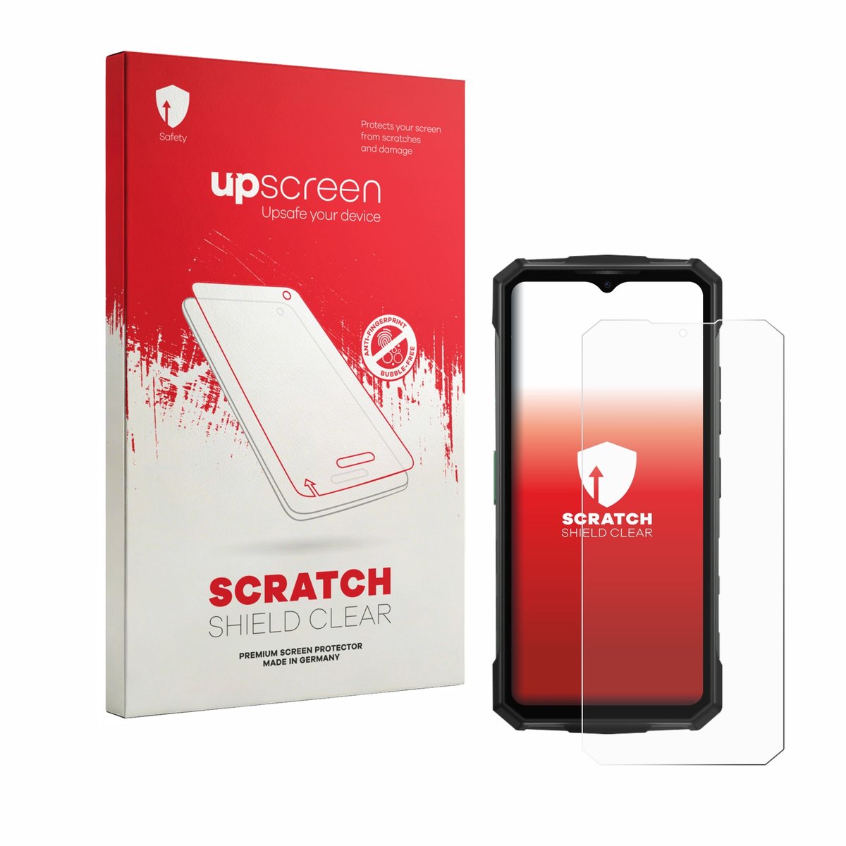 upscreen - Screenprotector voor Doogee Fire 7 Pro - Folie Beschermfolie transparant