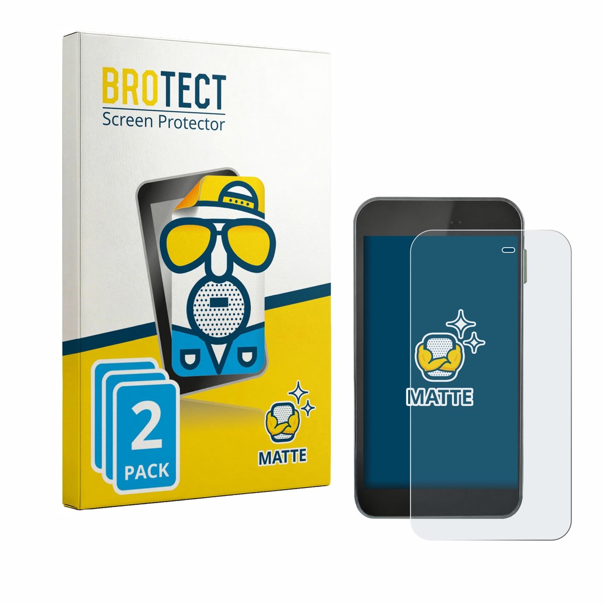 BROTECT - Screenprotector voor Equil S Patch 300U - Folie Beschermfolie matte 2 Stuks