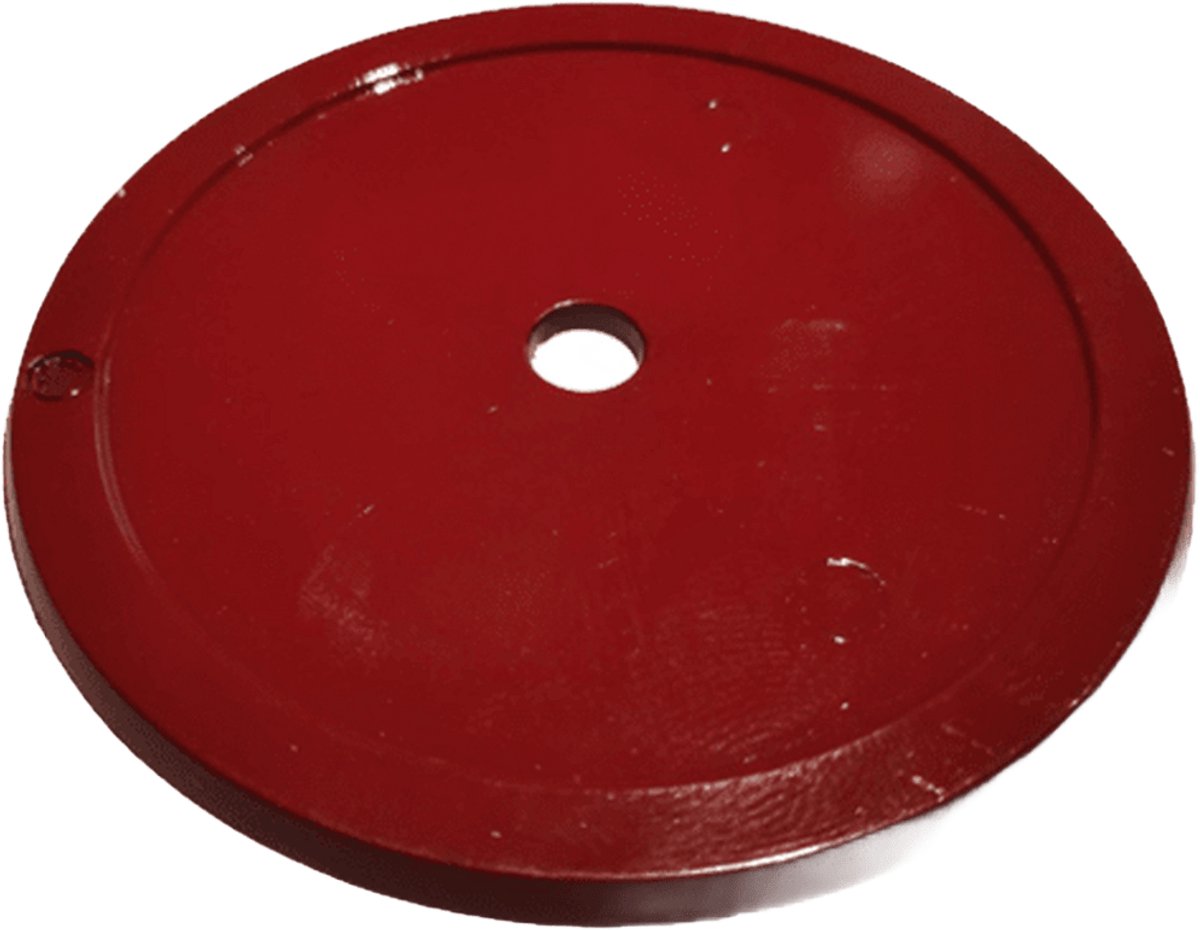 dob kapstok wandplaat - Rood Ral 3011