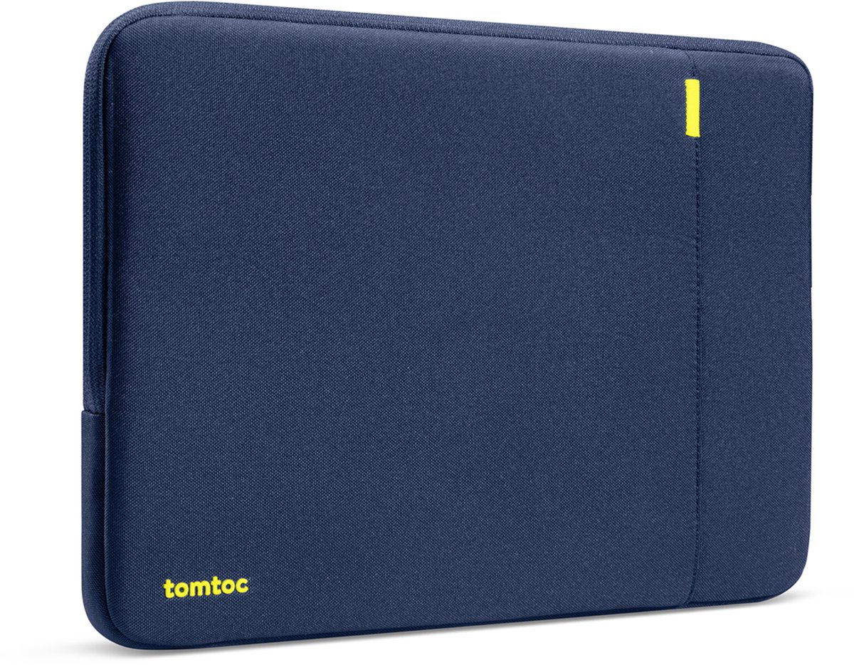 Tomtoc Defender A13 - Sleeve - laptophoes voor 14" Macbook Pro - donkerblauw